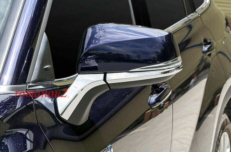 6p for Toyota Highlander 2020-2022 ABS Chrome Rear View Mirror Cover Trim Decor