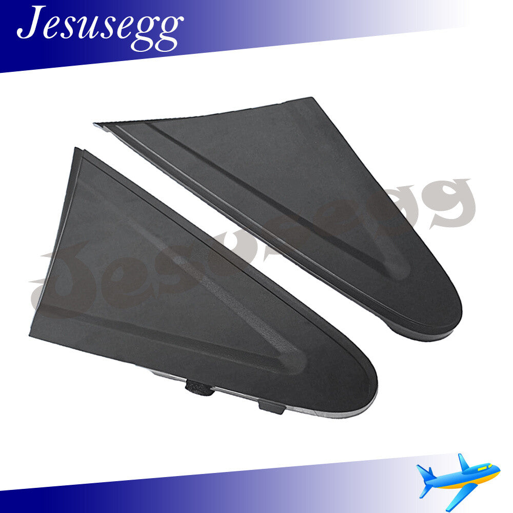 2x Left  Right for Honda for Civic 2012-15 Front Exterior Pillar Corner Trim Black