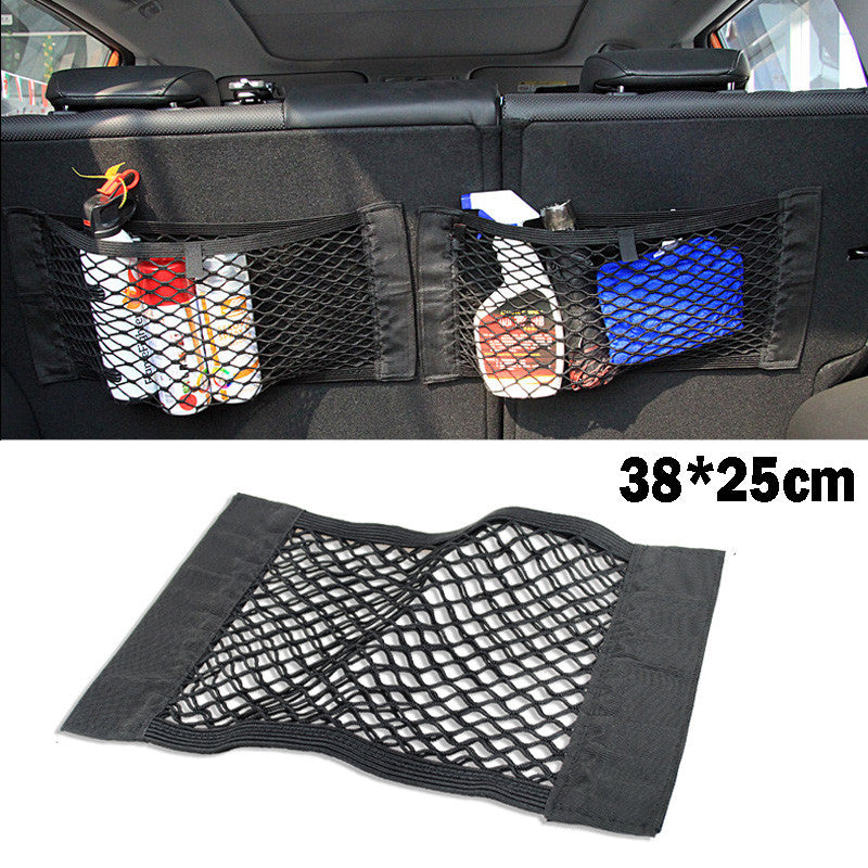 Universal -Car Rear for Seat Back Side Trunk Cargo Net Mesh Storage Pocket Organizer