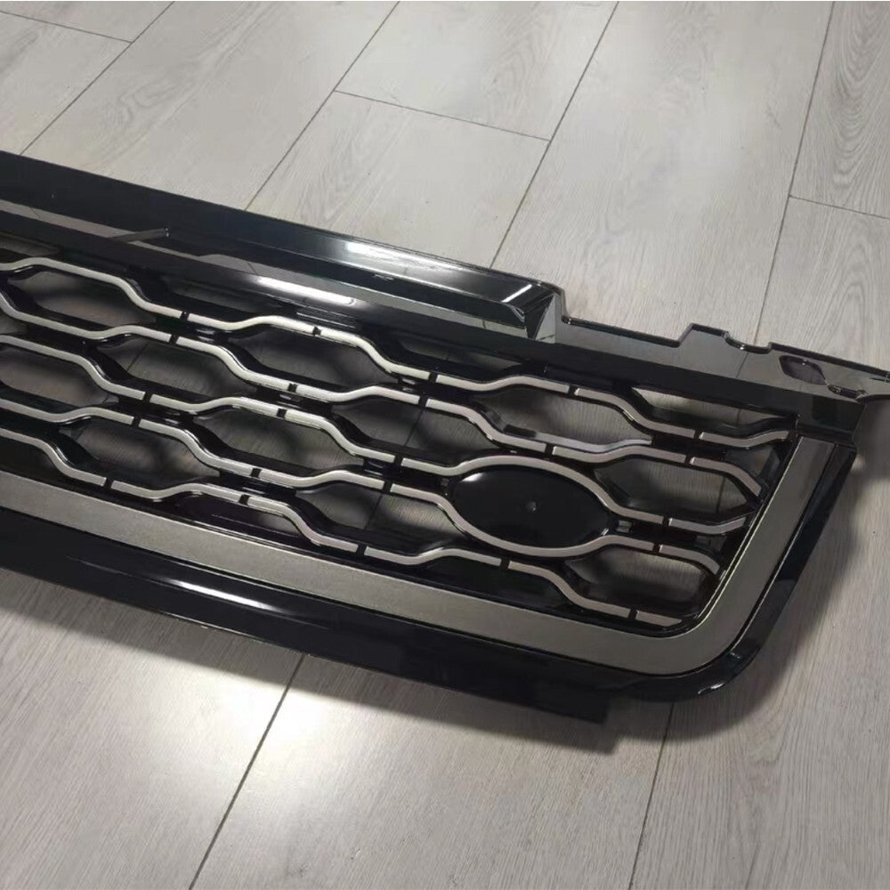 Fit For LR for Range Rover Sport 2014-2022 Front Bumper Grille Mesh Grill Gray+Black