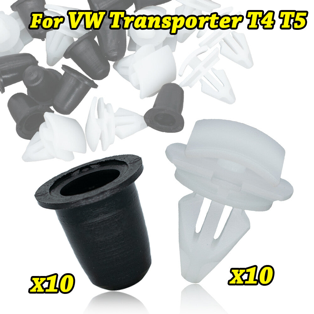 10Pcs for VW Transporter T4 T5 Trim Panel Interior Clips Roof Retainer Fasteners