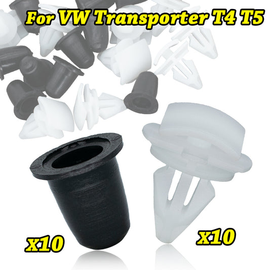 10Pcs for VW Transporter T4 T5 Trim Panel Interior Clips Roof Retainer Fasteners