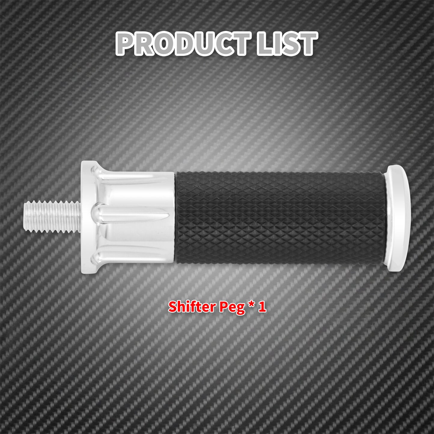 8mm Toe Foot Thread Shift Shifter Pegs Fit for Harley Touring Glide Softail XL