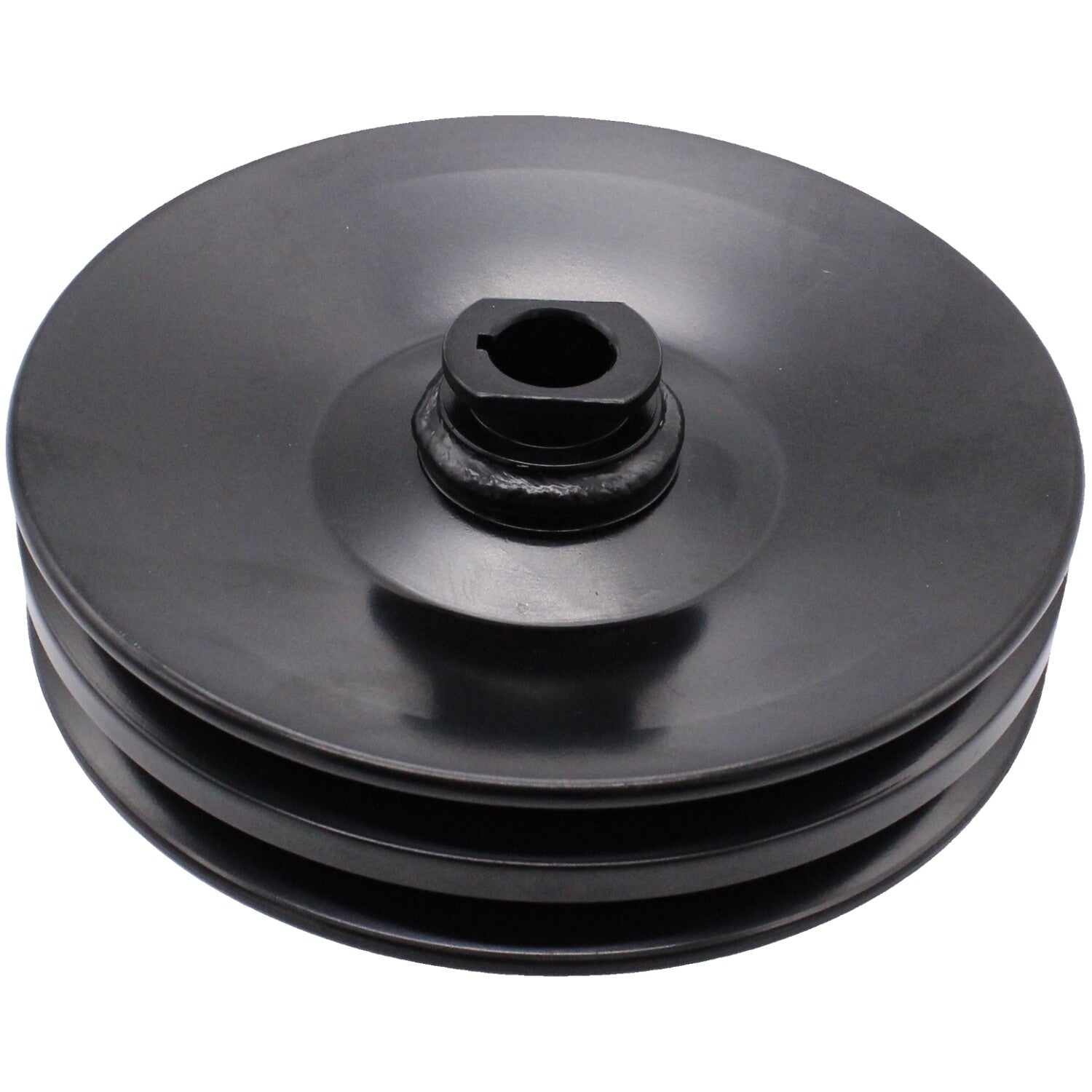 1pc Black Double Groove Pump Pulley For GM SBC BBC for Chevy 350 454 26028613 6176B