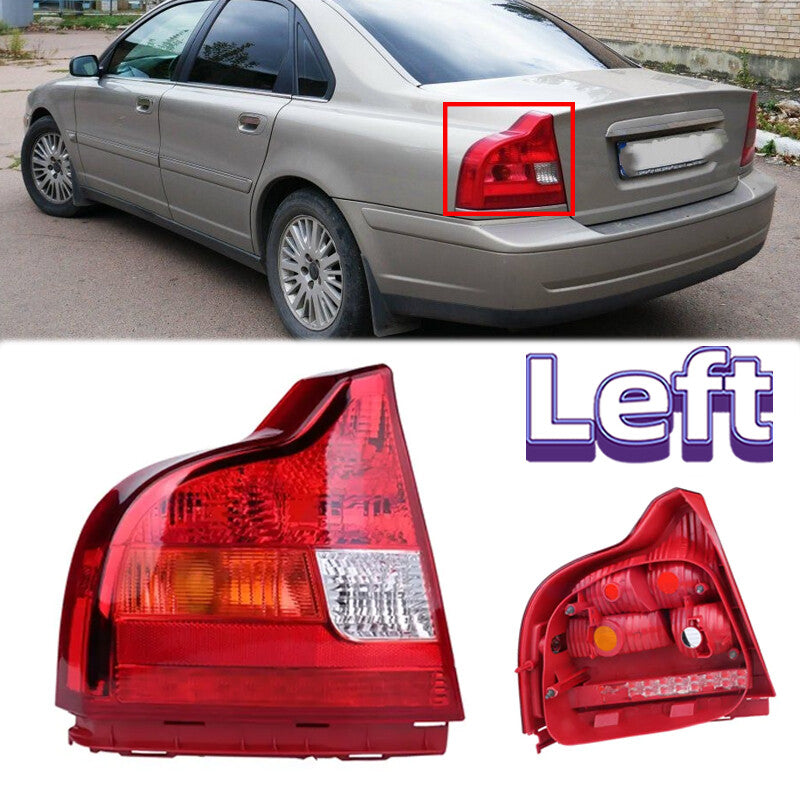 Left Rear Tail Light Warning Brake Light Without Bulbs for Volvo S80 2004-2006
