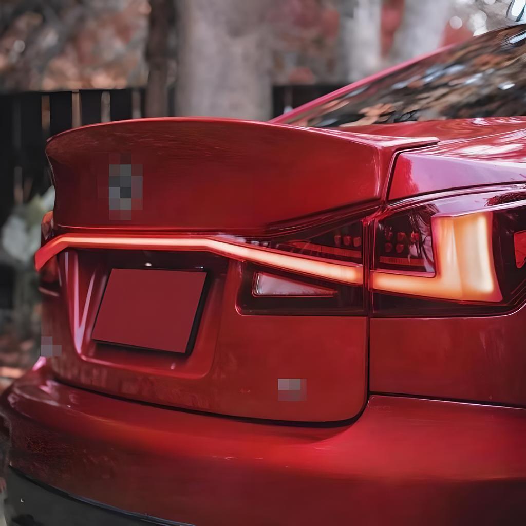 Smoked LED Tail Light Kit for Lexus IS250 IS350 ISF 2006-2013 w/ Trunk Light Bar