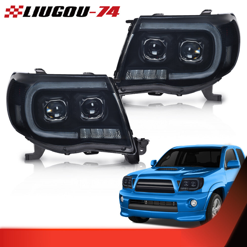 Suitable for 2005-2011 for Toyota Tacoma LED projector headlights (1 pair)