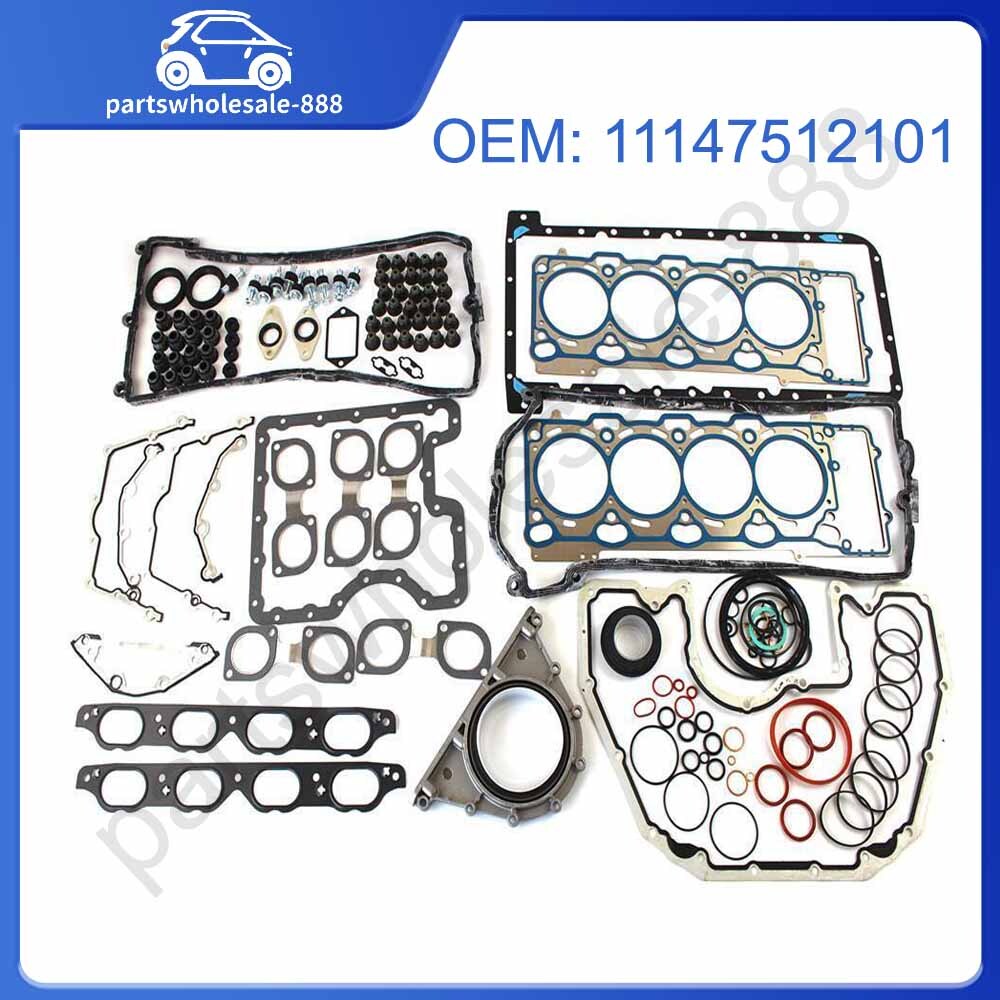 Engine Overhaul Gasket Seals Kit for BMW 550i 750i X5 E63 E65 E66 N62B48 V8 4.8L