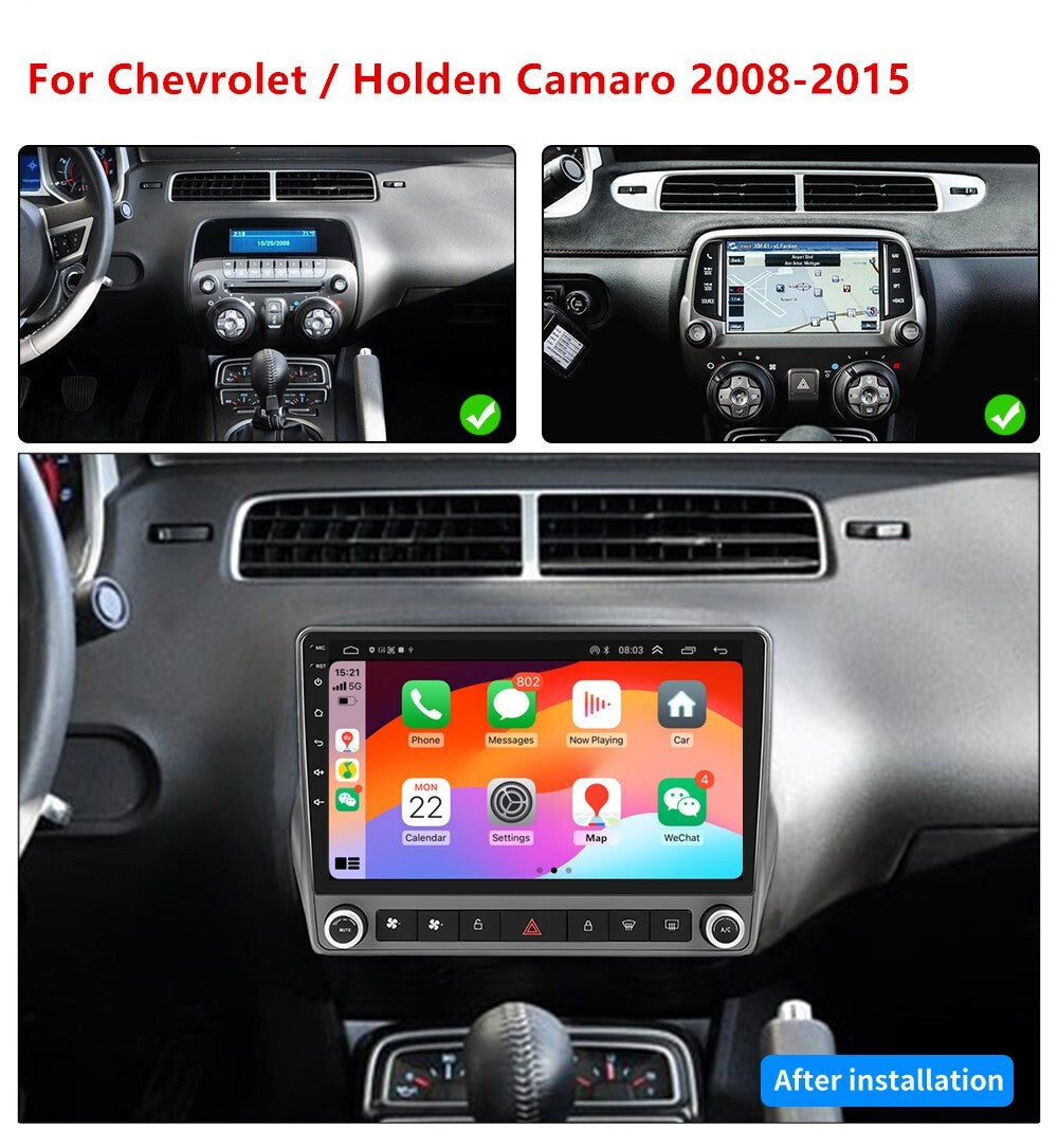 Fit for Chevrolet Camaro 2008-2015 Android 13 Car Radio GPS Navi Touch Screen
