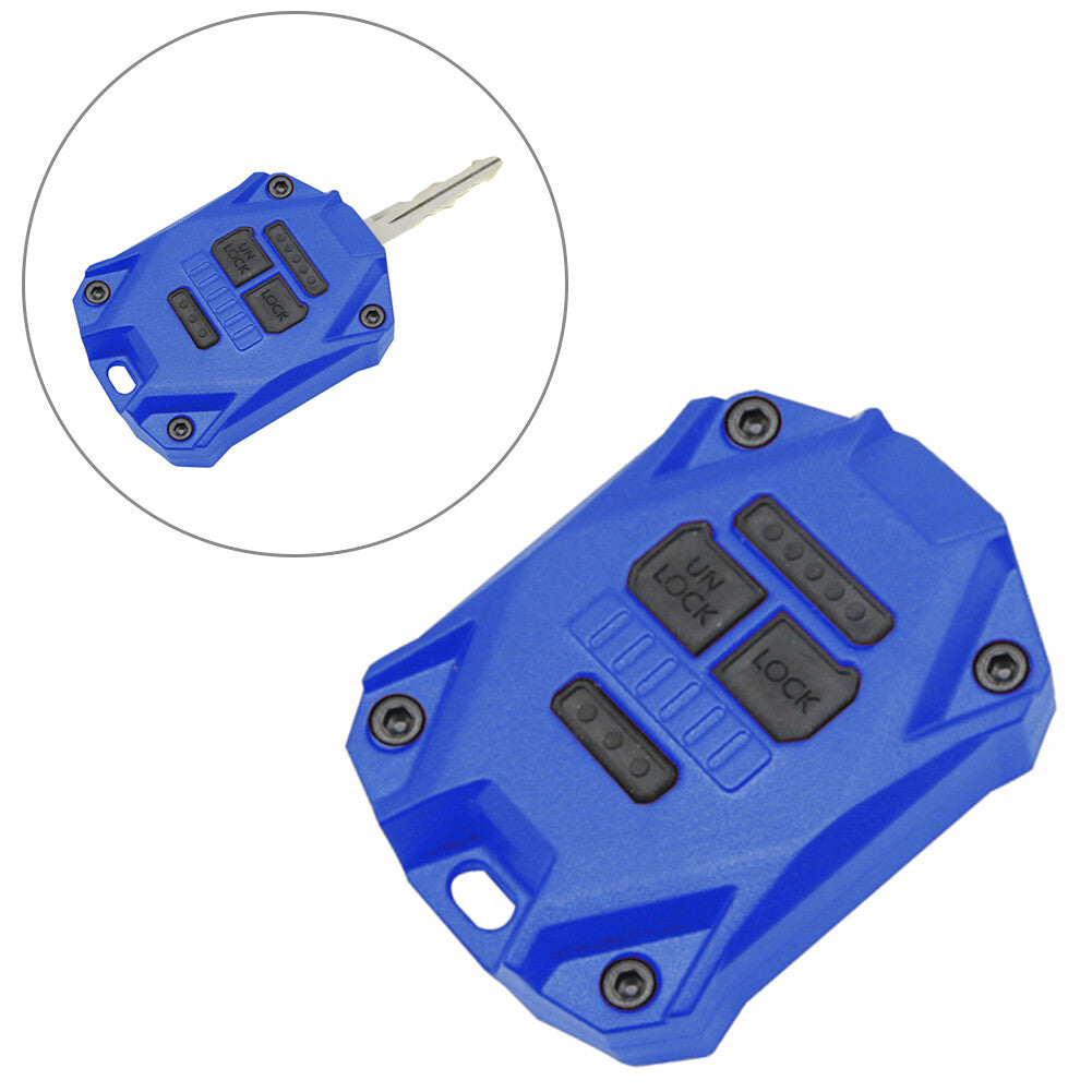Remote Key Fob Shell Case Cover for Jeep for Wrangler JK 2007 2008 2009-2017 Blue