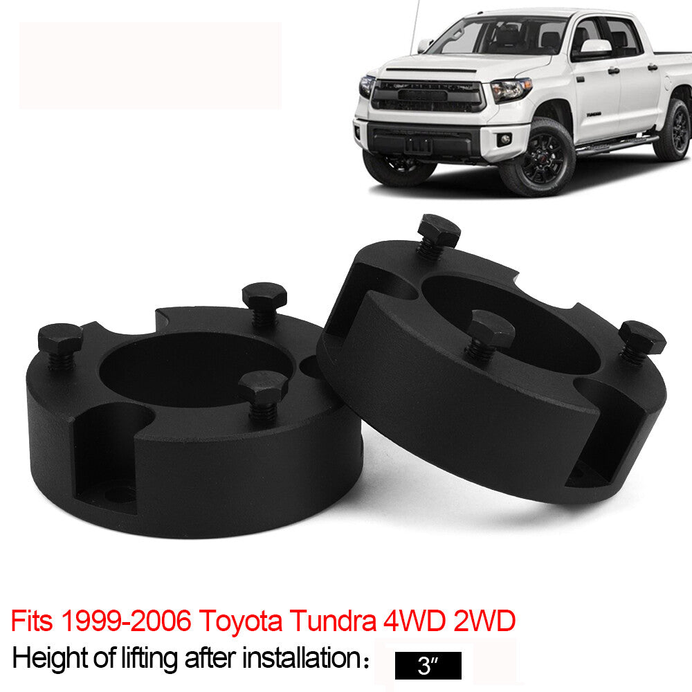 3-inch/3-inch front leveling lift kit for Toyota Tundra 1999-2006 2WD 4WD pillar spacers
