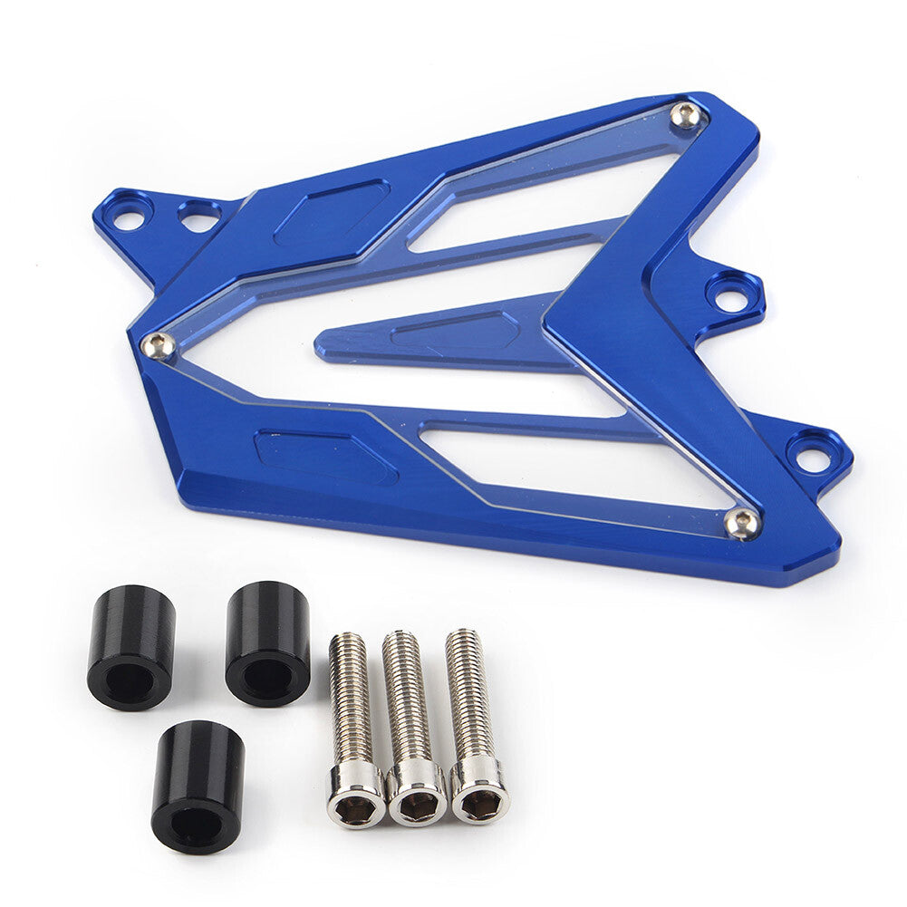 Engine Sprocket Cover Chain Guard for YAMAHA MT07 2014-2023 XSR700 2015-23 Blue Q