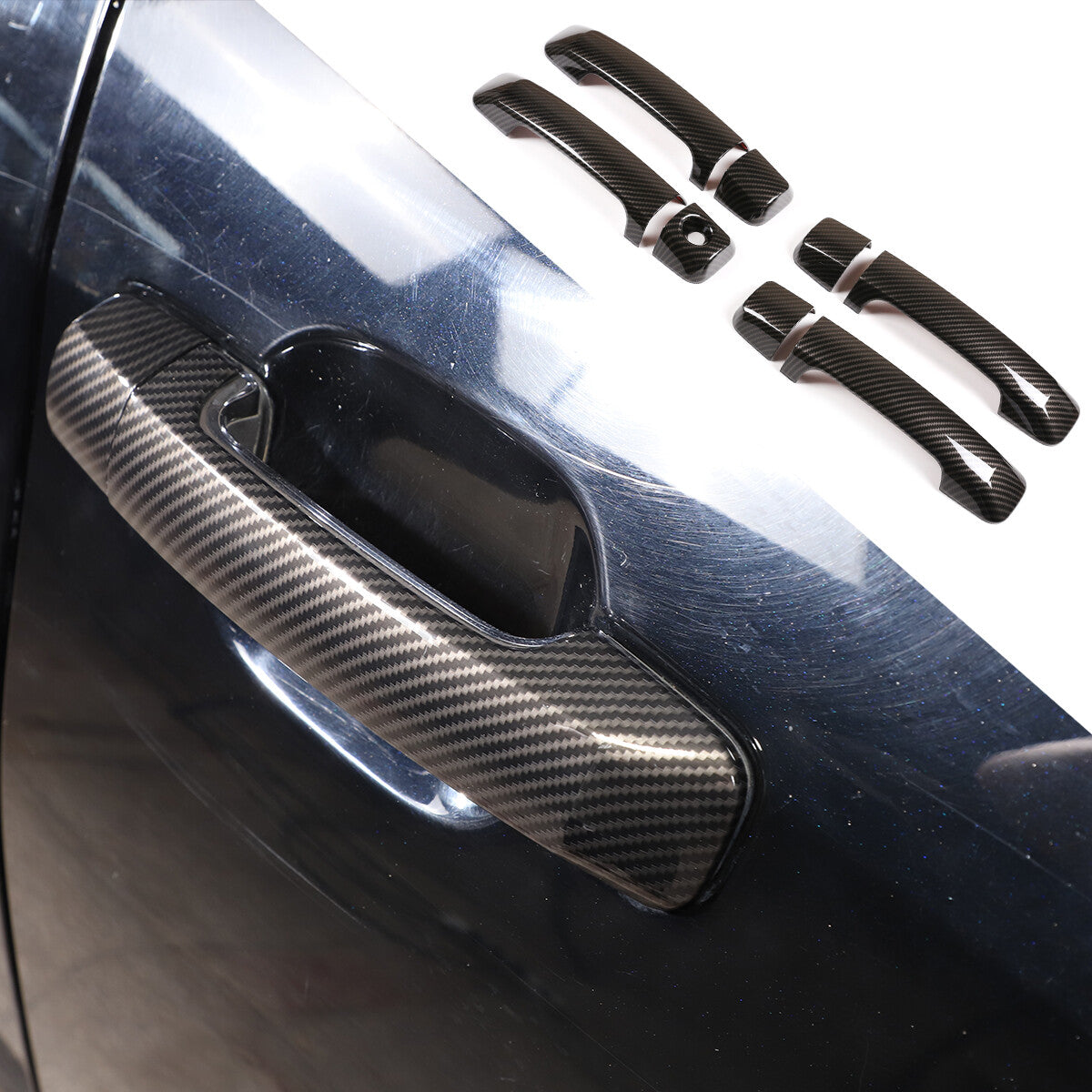 Carbon Fiber Console Panel Decor Cover Trim for Dodge Charger 2011-14- v