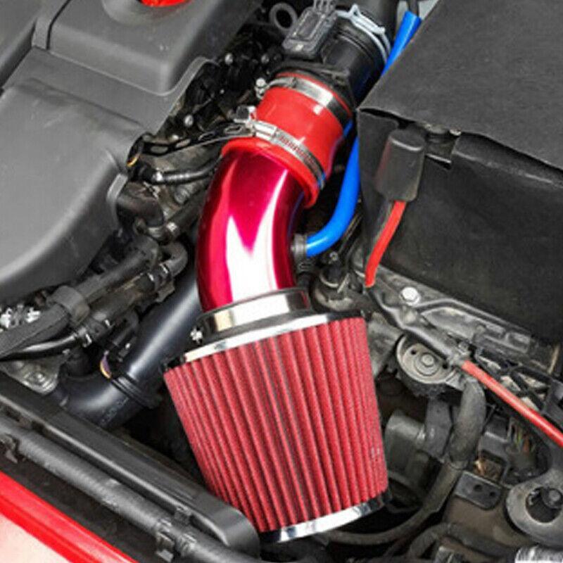Automotive cold air intake filter sensor tube power flow hose kit RedUS universal - n