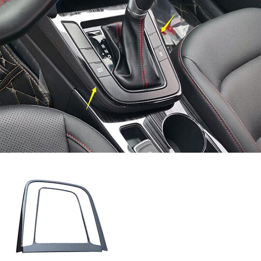 for Hyundai for Elantra 2017-2020 Titanium Black Console Gear Shift Frame Cover Trim