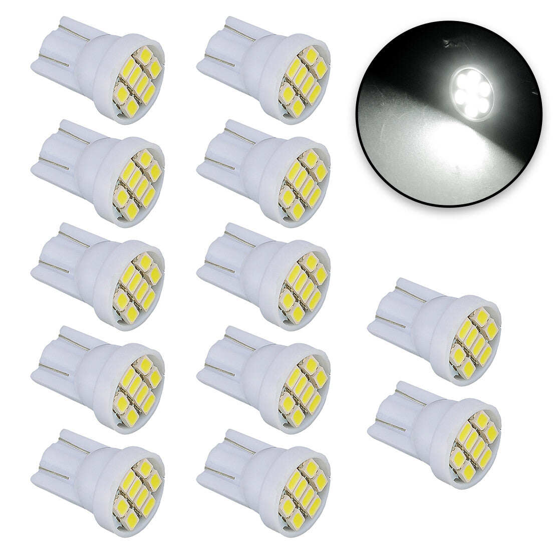 12pcs LED Instrument Dash Gauge Bulb Fit for Chevy C10 C20 C30 Truck 1973-1987
