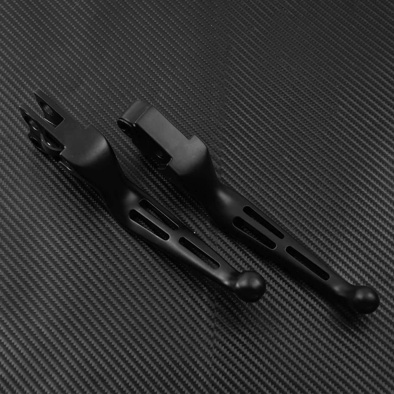 Matte Black Clutch Brake Levers Fit for Harley Sportster XL Dyna Touring Softail Q