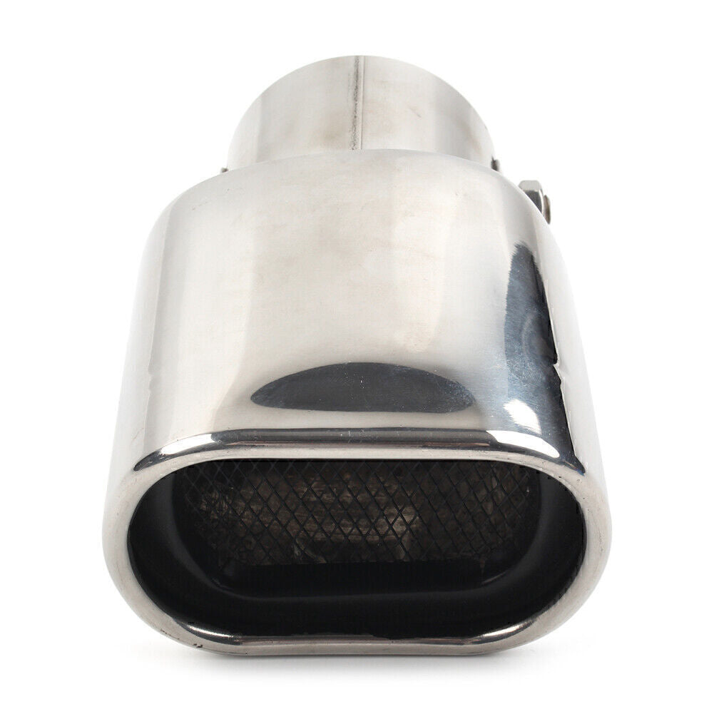 Chrome Stainless Steel Car Rear Exhaust Pipe Tail Muffler Tip Square Accessories