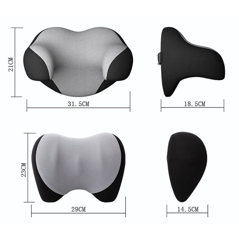 1-piece U-shaped car for seat memory foam neck rest pillow/backrest/headrest comfort n