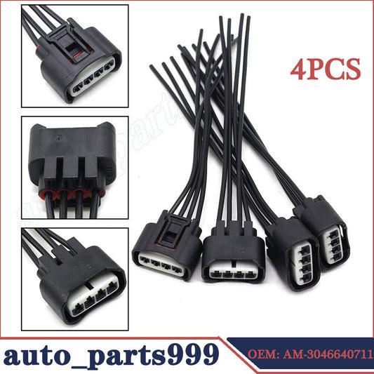 4-piece Ignition Coil Tail Connector Repair Wiring Harness Kit for Lexus n