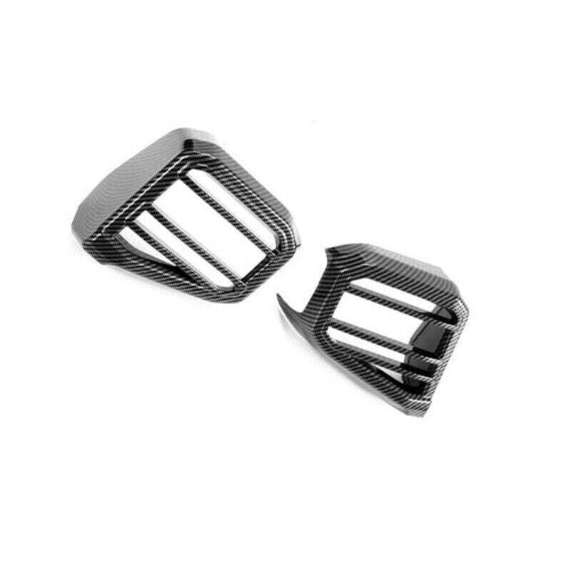 for Toyota Tundra 22-24 2P Carbon Fiber Front Side Air Outlet Vent Cover Trim