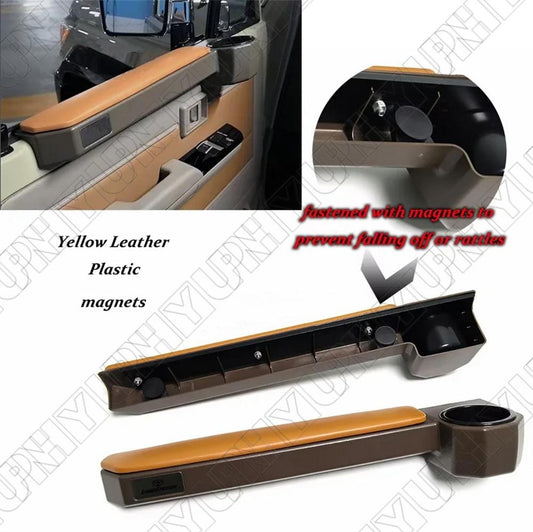 Pair Door Armrest Cup Holder for Toyota for Land Cruiser 70 Series LC FJ 70/76/77/78 Q