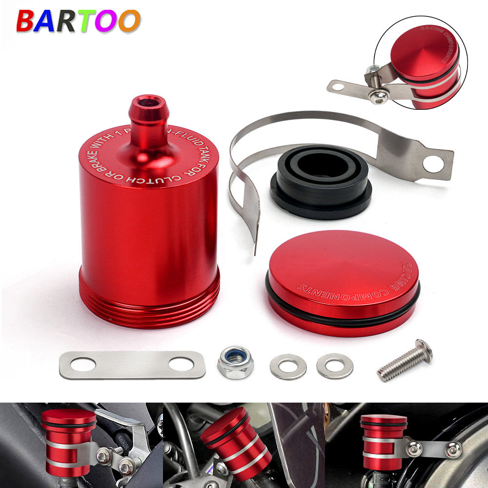 Universal Motorcycle Brake Clutch Master Cylinder Oil Fluid Reservoir Tank Cup Q