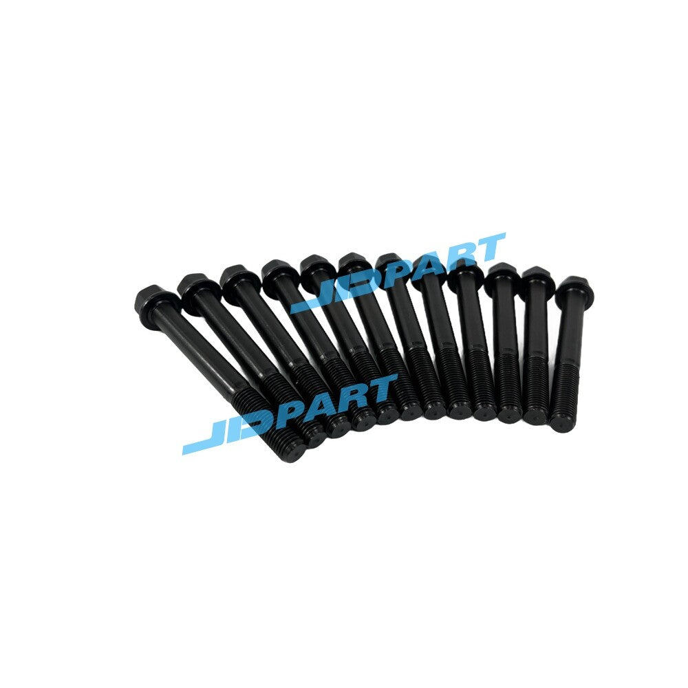 12-piece K3E cylinder head bolts for engine parts -