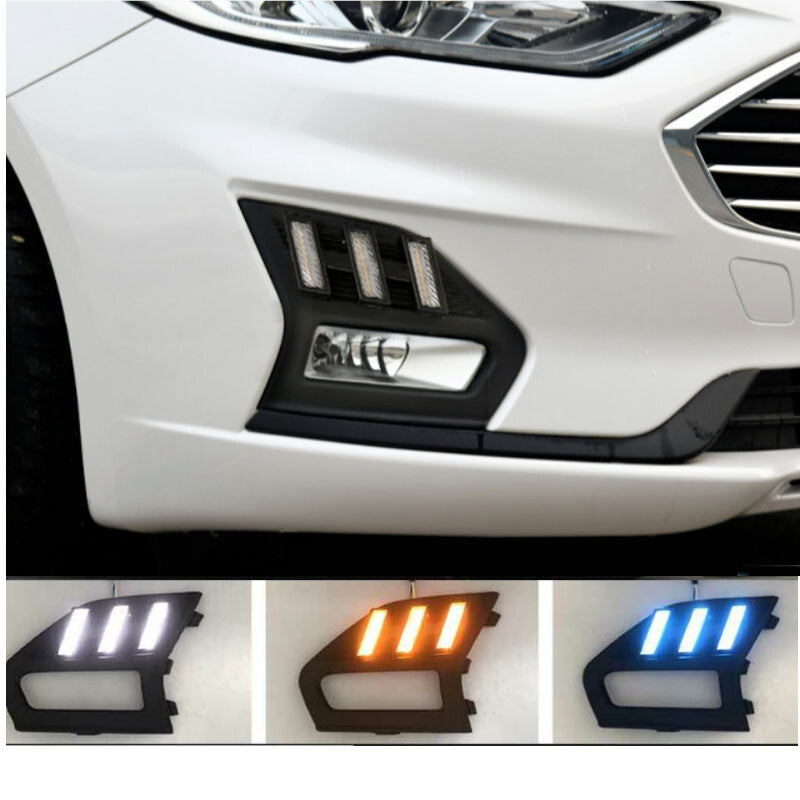 For Mondeo Fusion 2019-2020 LED Front Bumper Fog Light Assembly DRL 2PCS n