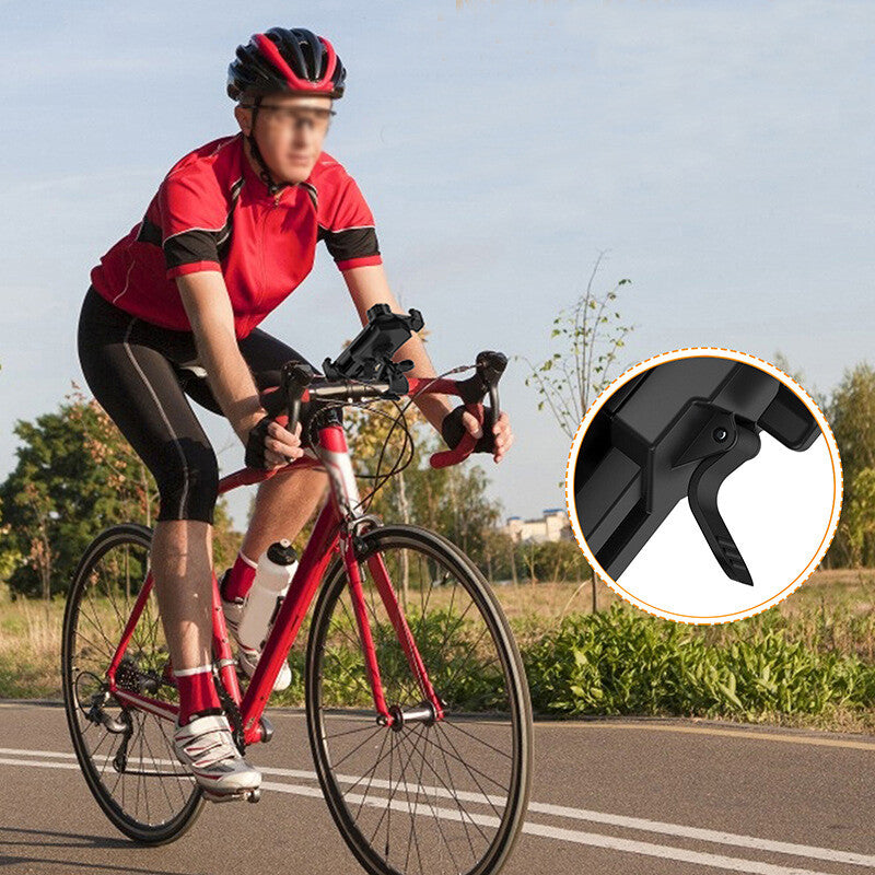 Bicycle and motorcycle phone holder, universal handlebar phone holder n