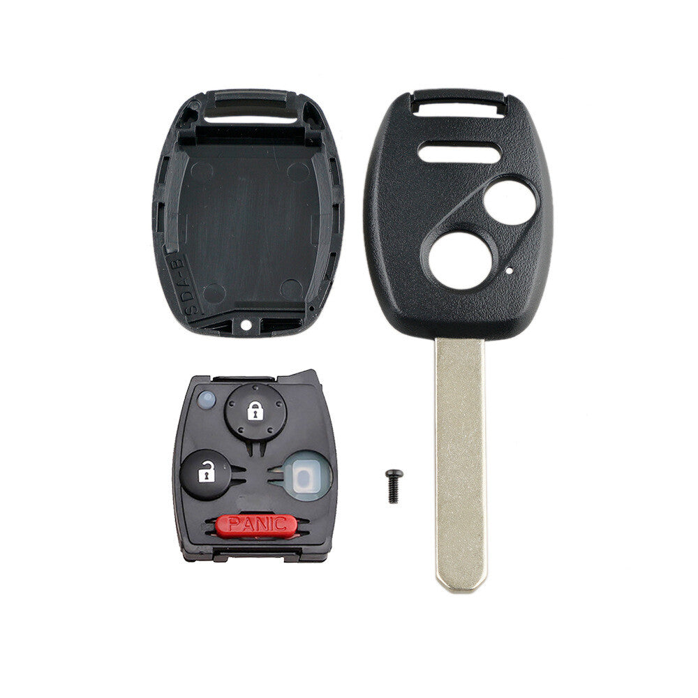 2 Replacement Fit Key Fob Remote MLBHLIK-1T For 2009 2010 2011 2012 2013 for Honda Q
