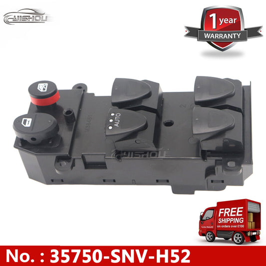 Master Power Window Door Switch Front Drive for Honda for Civic 35750-SNA-A13 (06-11)