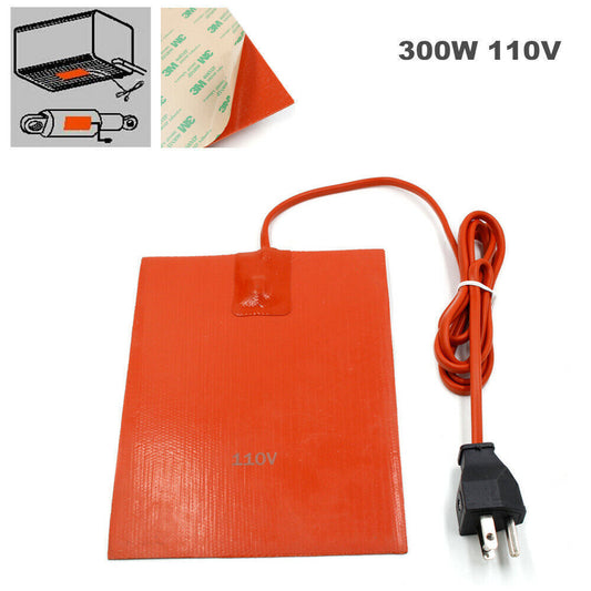 300W 110V Car Engine Oil Pan Heater, Engine Oil Heater, Silicone Heater 6x8- n
