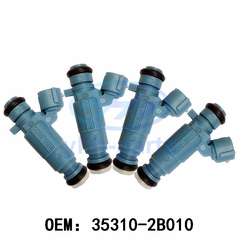 4PCS NEW 35310-2B010 Fuel Injector Fits for Hyundai i20 i30 for Kia Cerato 1.6L