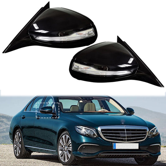 Pair Power Rear View Mirror For W213 E-Class E260 E300 2016-2021 v