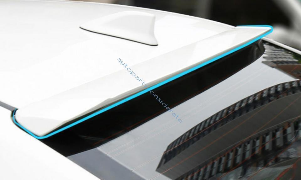 for Toyota for Corolla 14-2016 Pearly White Roof Trunk Spoiler Wing Flap Bar Trim 1X