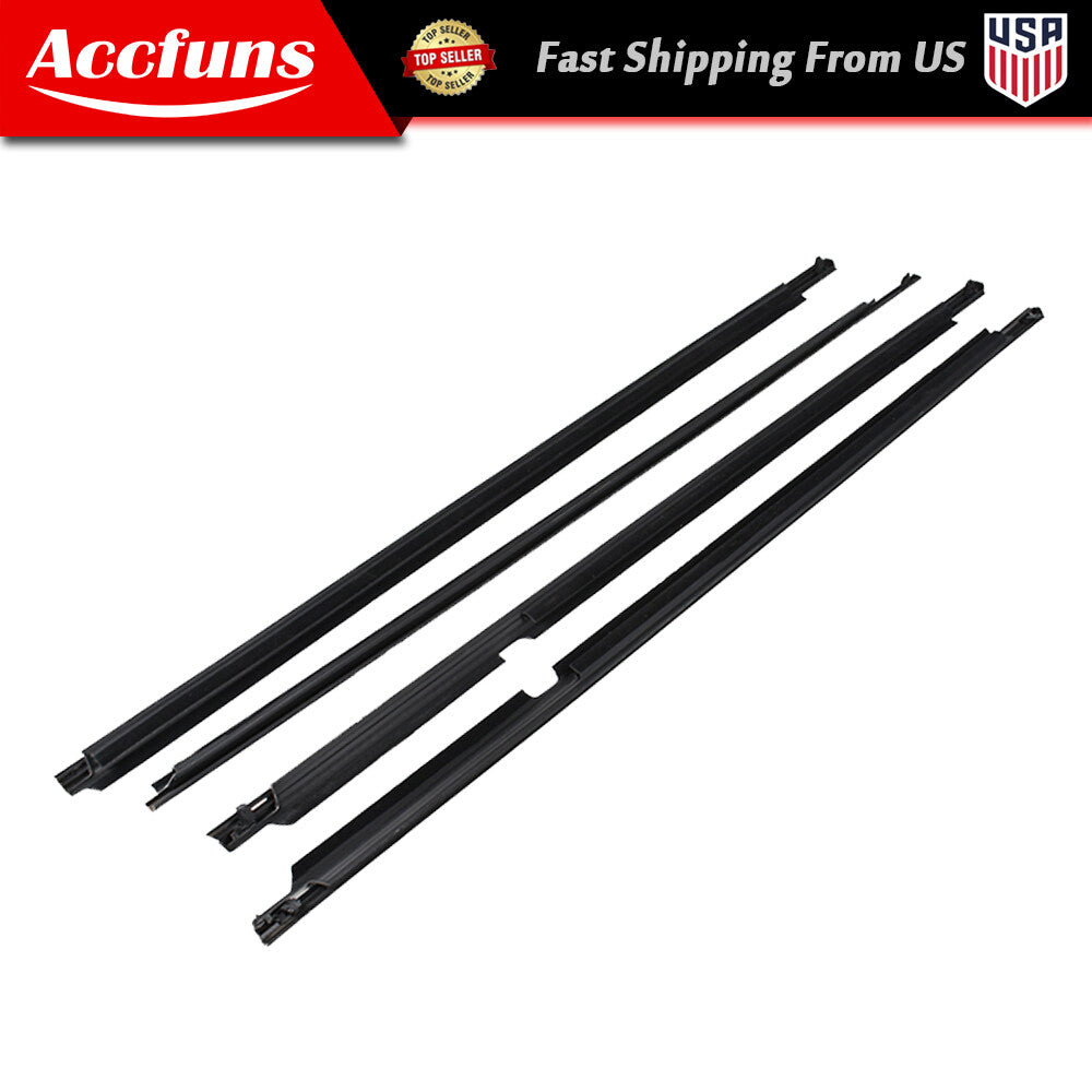 Suitable for 2009-2012 for Corolla 4-piece weatherstripping molded decorative sealing strip. n