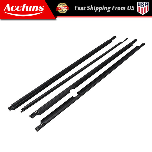 Suitable for 2009-2012 for Corolla 4-piece weatherstripping molded decorative sealing strip. n