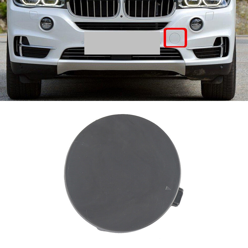 Fit for BMW for X5 F15 2014-17 Front Bumper Tow Hook Eye Cover Cap Insert Unpainted Q