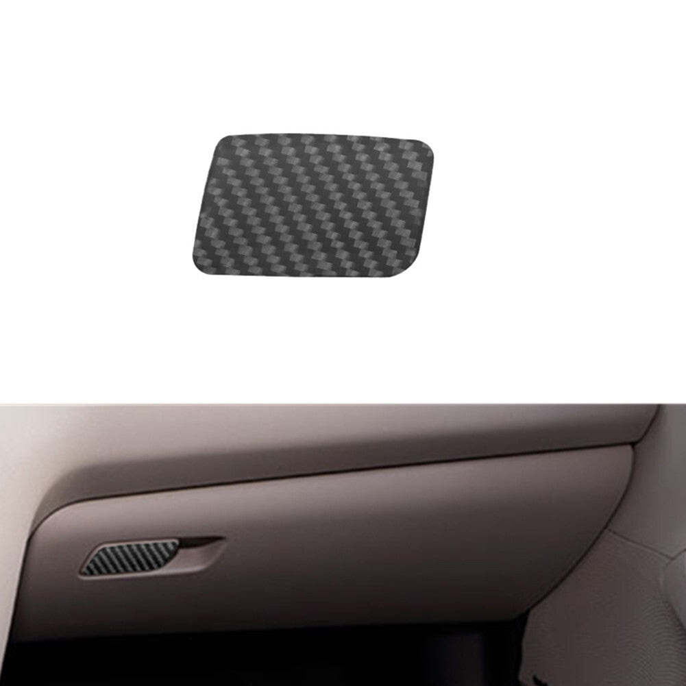 Carbon Fiber for Co -pilot Glove Box Lattch Trim for Hyundai for Veloster JS 2019-2022