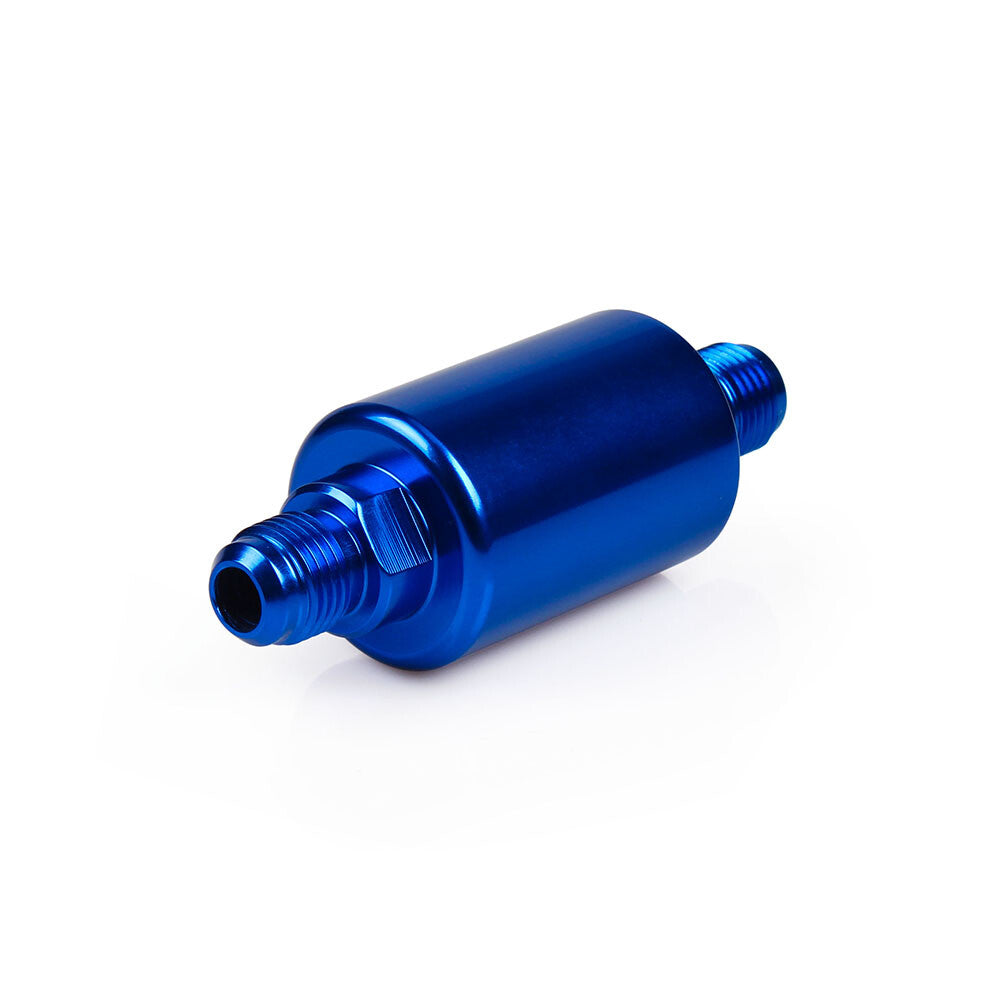 Car Flow Performance for Mini Oil Fuel Filter Inline With 100 Micron Element Blue Q