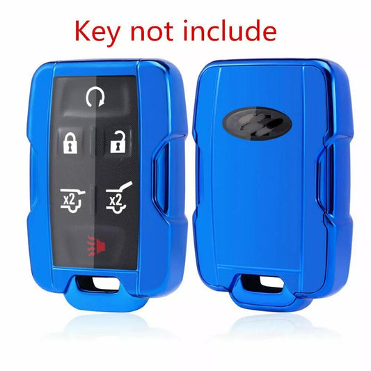 TPU Fob Key Cover for 2014-2019 for GMC for Sierra for Canyon for Yukon M3N-32337100 13577770 Q