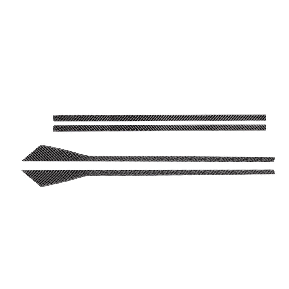 for Audi A4 2017-19 Carbon Fiber Door Loudspeaker Decorative Cover Trim Sticker v