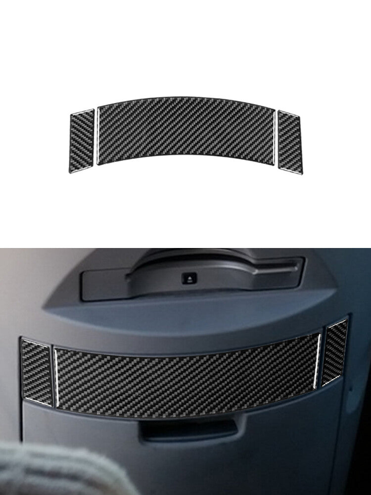 Red Carbon Fiber Automatic Transmission Cover Type A for Camry 2007-2011 v
