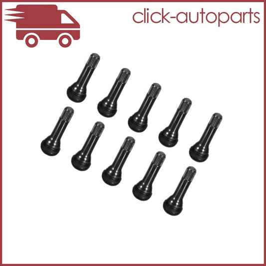 10 Pcs For Universal TR413 Short Rubber Tubeless Snap-In Tyre Tire Valve Stems Q