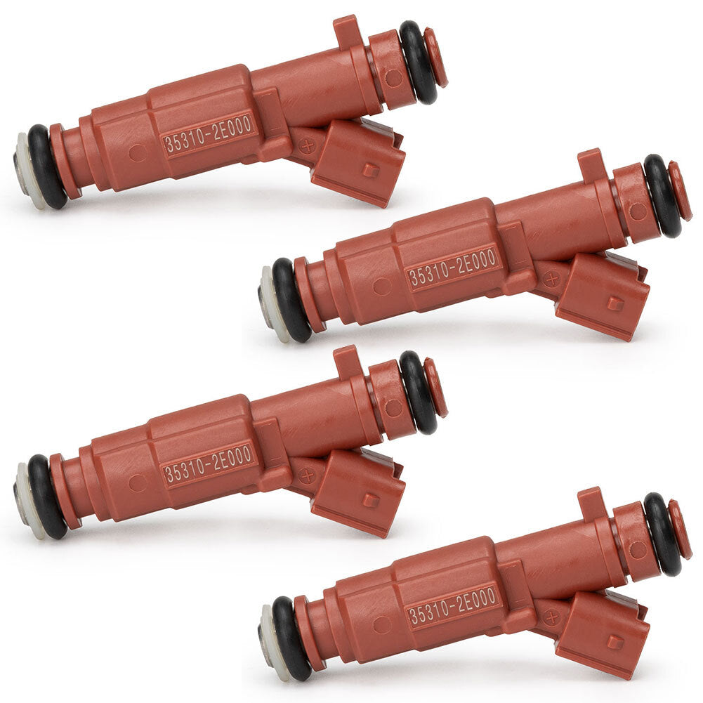 Set of 4 Fuel Injectors 35310-2E000 for Hyundai for Elantra for Kia 1.8L L4 2011-14