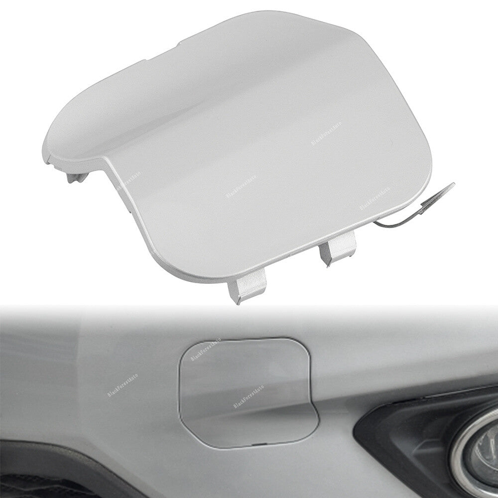 for Nissan 14-16 Rogue 622A0-4BA0A Front Bumper Tow Hook Hitch Eye Cover Silver Q