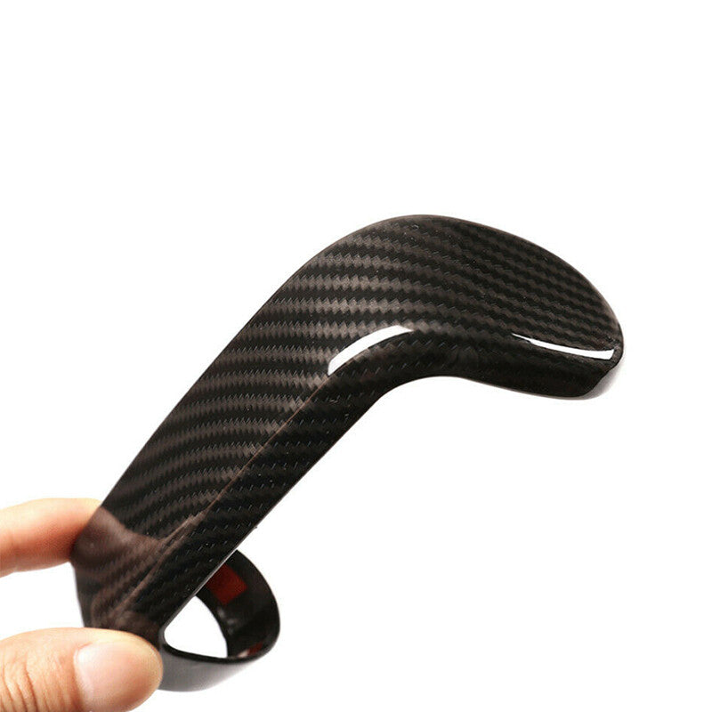 Carbon fiber Gear knob head decoration Trim ABS for Toyota Tundra 2014-2021