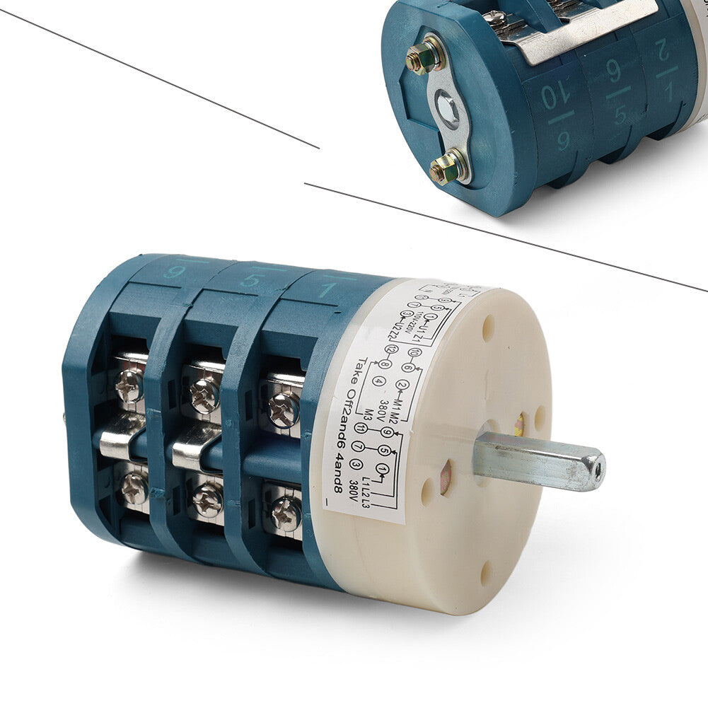 40A 220-380V Motor Forward Reverse Switch Reset switch for Tire Changer Machine Q