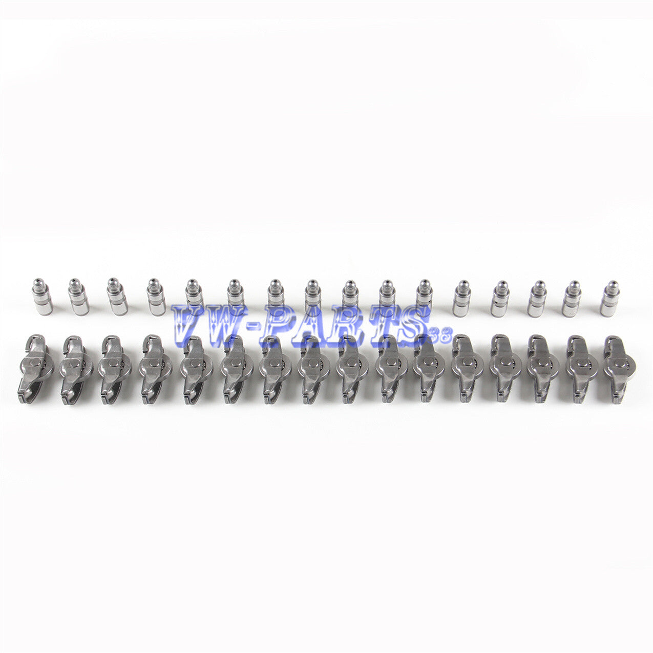 16pcs Valves & 16pcs Hydraulic Lifters Rocker Arms Fit for Chevrolet Blazer LSY Q